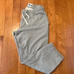 American Giant Sweatpants Mens Large Joggers Made in USA Drawstring 100% Cotton